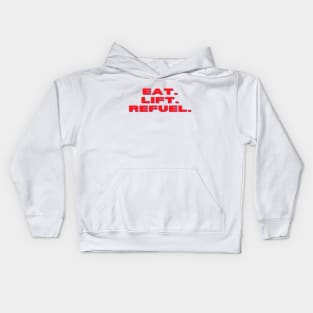 Eat. Lift. Refuel. Apparel Kids Hoodie